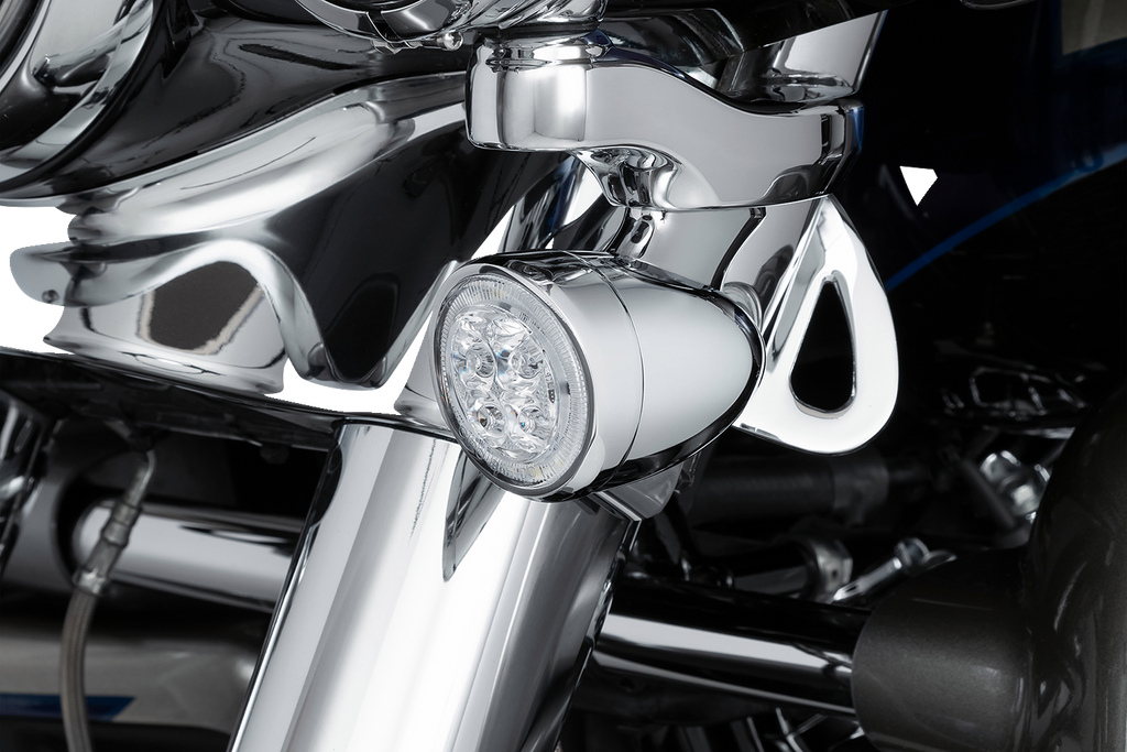 LED Fang® Front Signal Light Inserts with Bezel