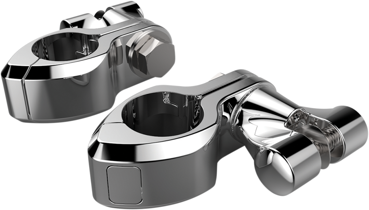 Engine Guard Highway Peg Hingeless Mounting Clamp Kit