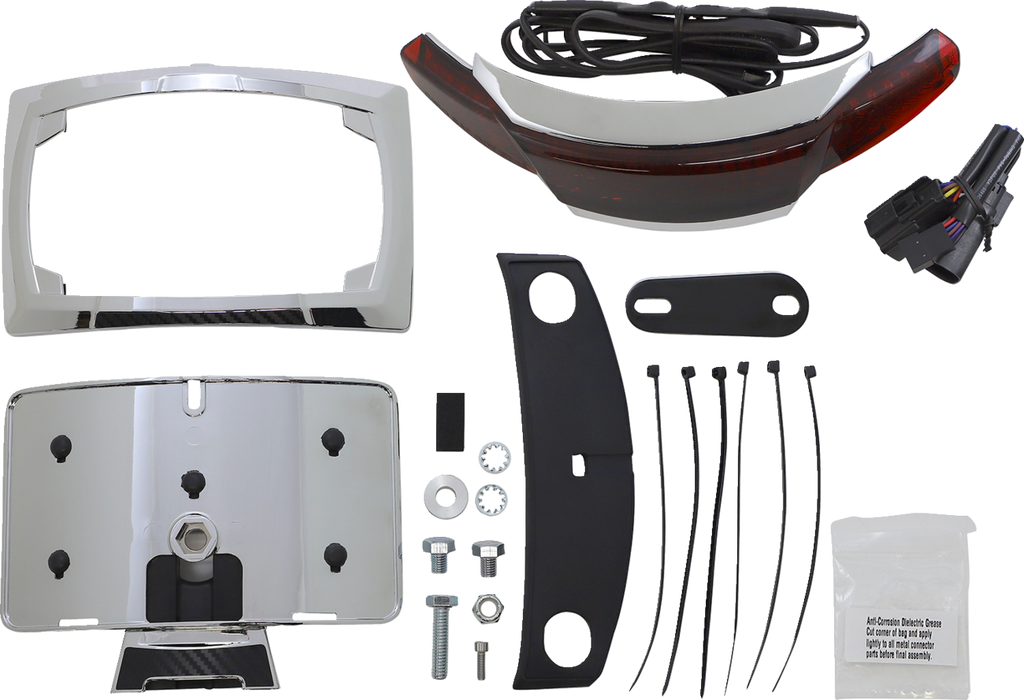 Latitude Tail Light & License Plate Mount with Lightstrike™ Technology