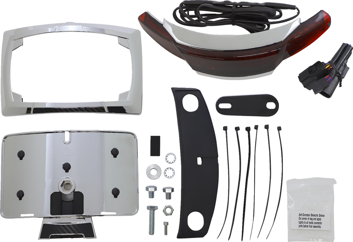 Latitude Tail Light & License Plate Mount with Lightstrike™ Technology