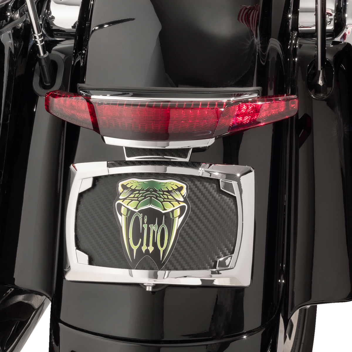 Latitude Tail Light & License Plate Mount with Lightstrike™ Technology