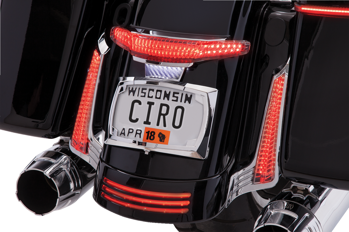 Latitude Tail Light & License Plate Mount with Lightstrike™ Technology