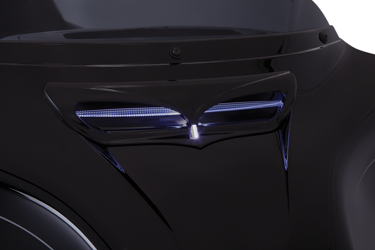 LED Lighted Fairing Vent Trim