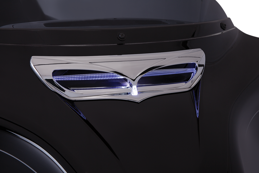 LED Lighted Fairing Vent Trim