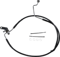Drag Specialties Extended Length Black Vinyl Brake Line Kit