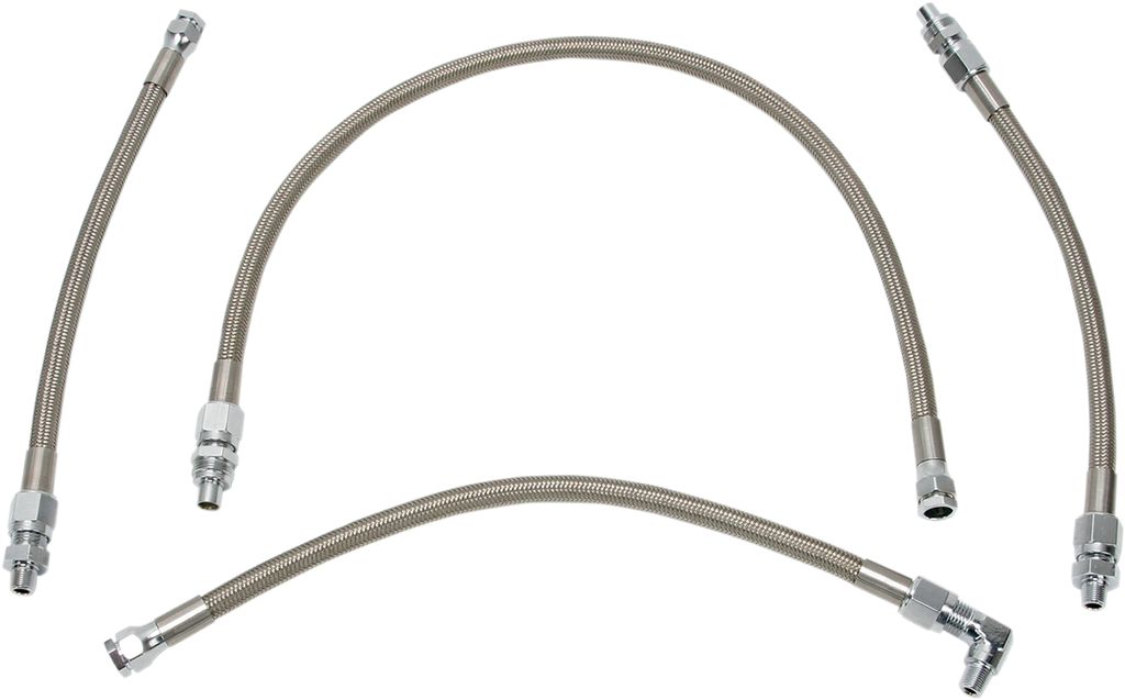Stainless Steel Braided Oil Line Kit