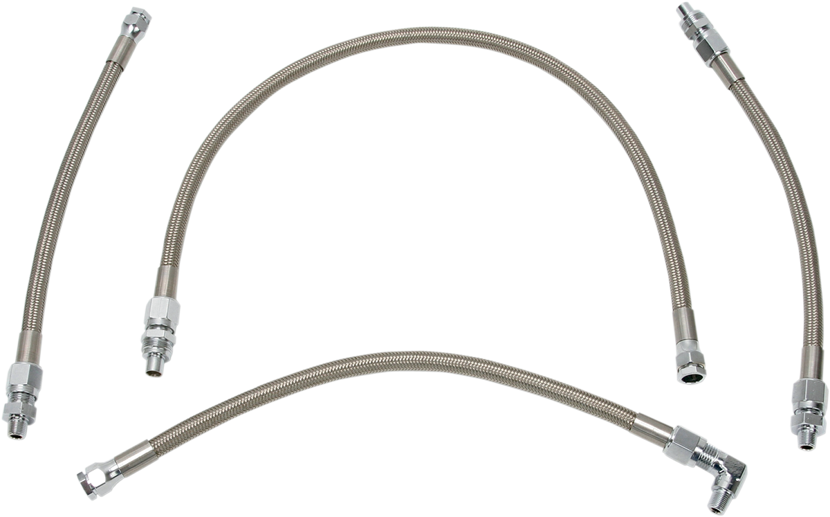Stainless Steel Braided Oil Line Kit