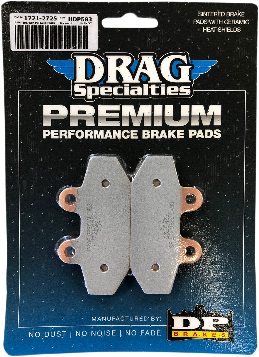 Drag Specialties Sintered Metal Harley/Buell Brake Pads