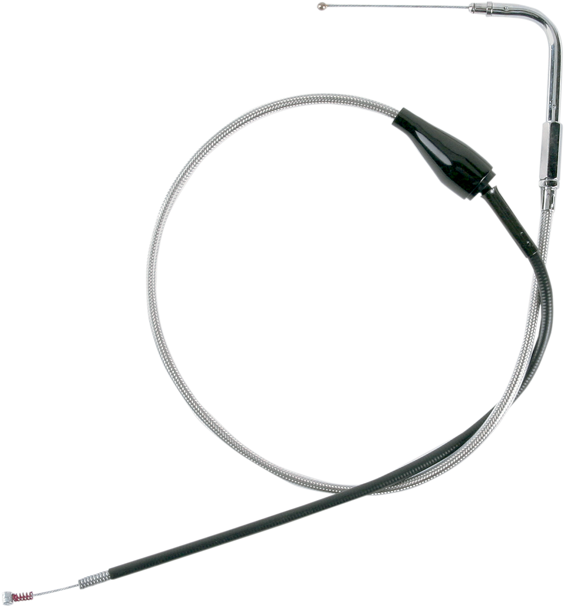Drag Specialties Stainless Braided Idle Cable