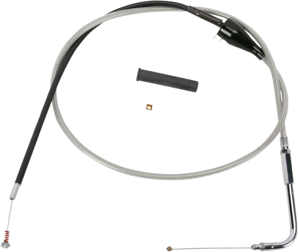 Drag Specialties Stainless Braided Idle Cable