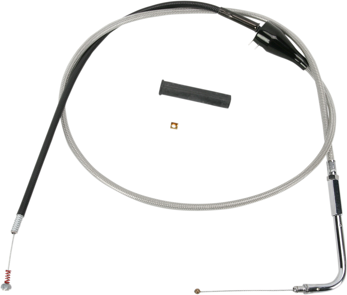Drag Specialties Stainless Braided Idle Cable