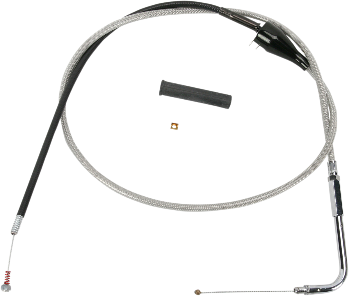 Drag Specialties Stainless Braided Idle Cable