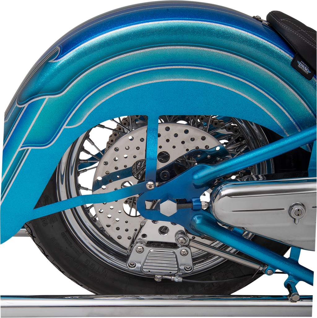Polished Stainless Steel Drilled Brake Rotor