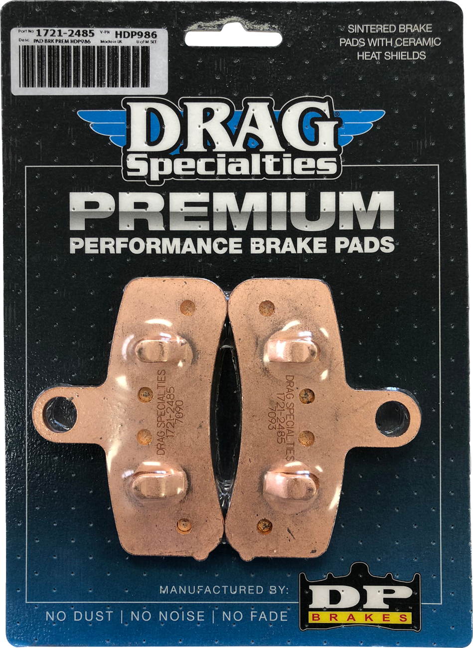 Drag Specialties Premium Sintered Metal Harley/Buell Brake Pads