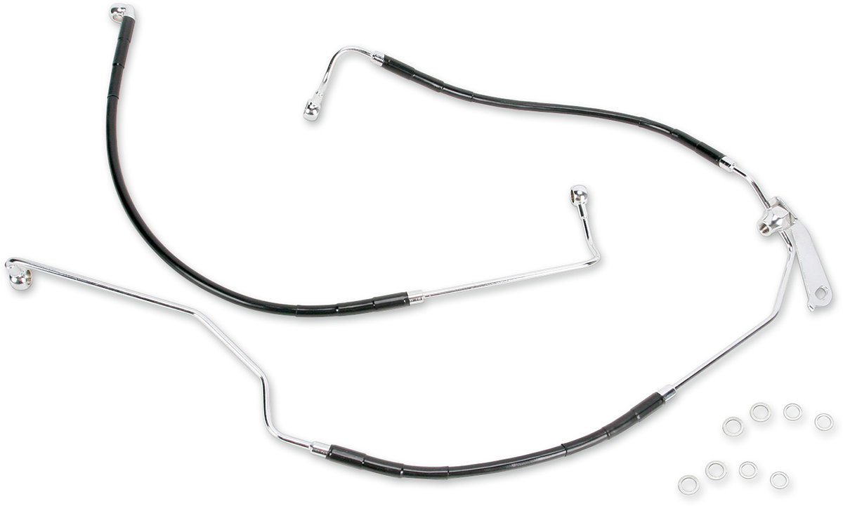 Drag Specialties Stainless Steel Brake Line Kit