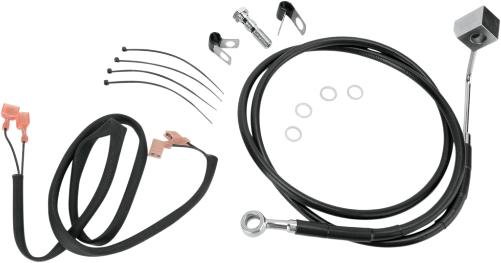 Drag Specialties Stainless Steel Brake Line Kit