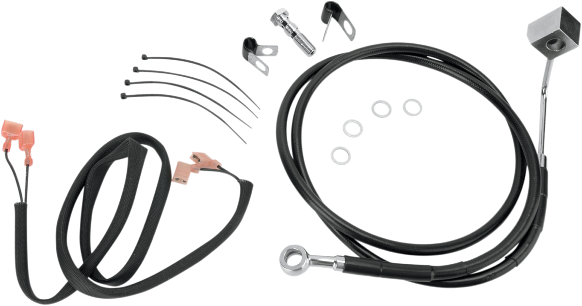 Drag Specialties Stainless Steel Brake Line Kit