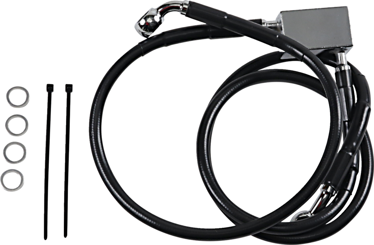 Drag Specialties Stainless Steel Brake Line Kit