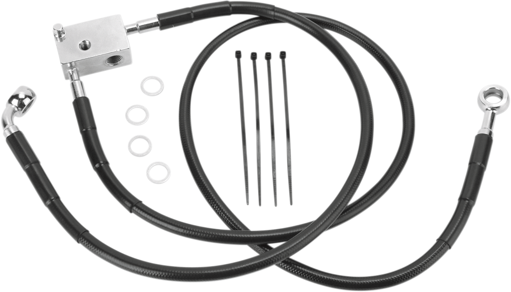 Drag Specialties Stainless Steel Brake Line Kit