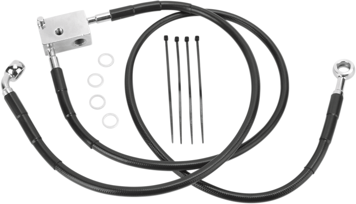 Drag Specialties Stainless Steel Brake Line Kit