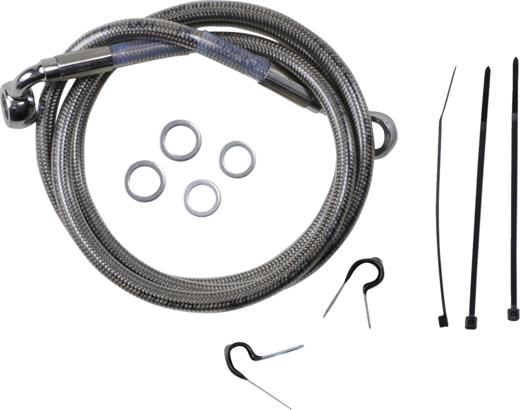 Drag Specialties Stainless Steel Brake Line Kit