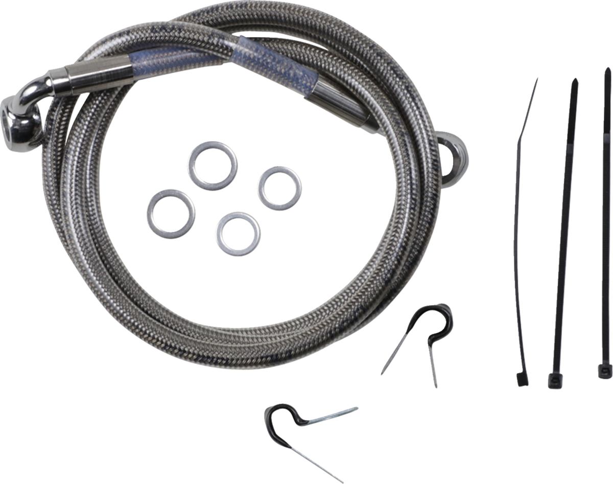Drag Specialties Stainless Steel Brake Line Kit