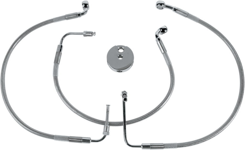 Drag Specialties Stainless Steel Brake Line Kit