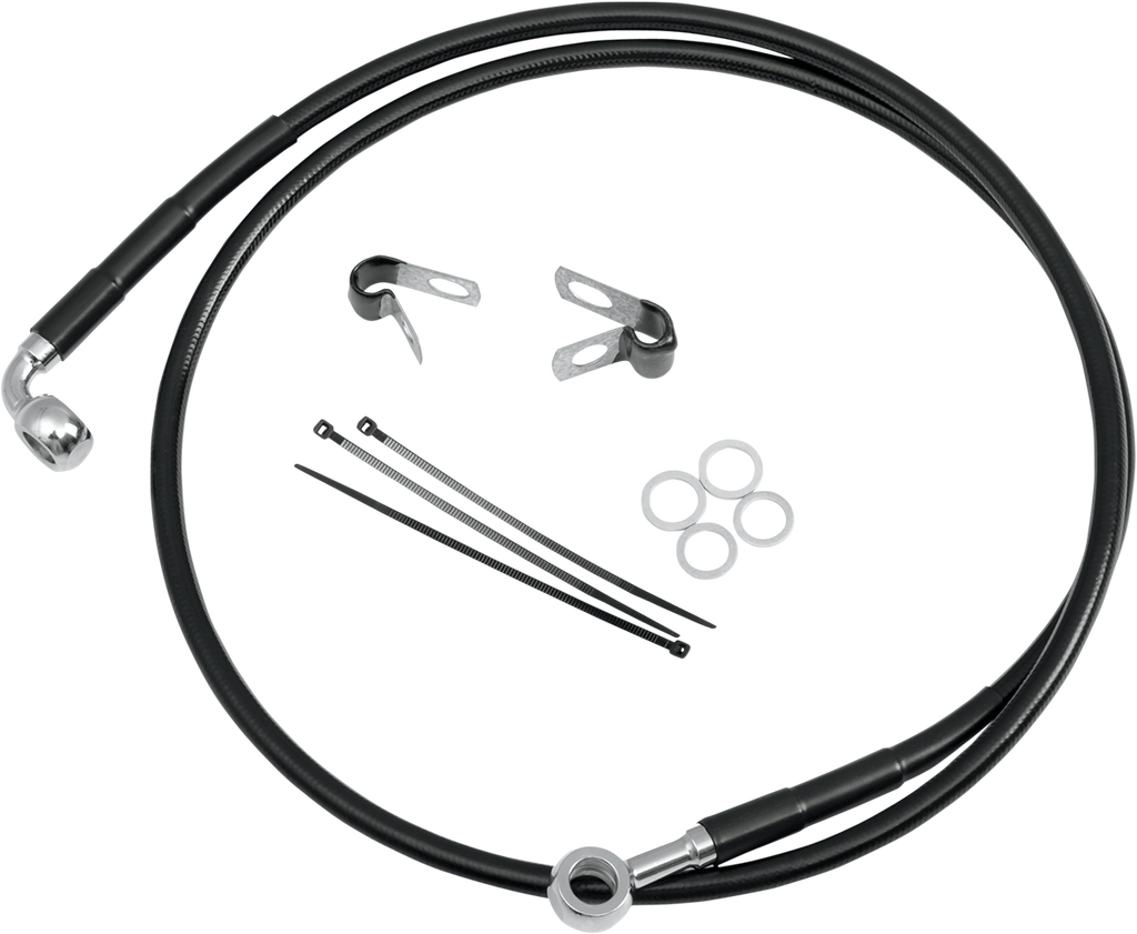Drag Specialties Stainless Steel Brake Line Kit