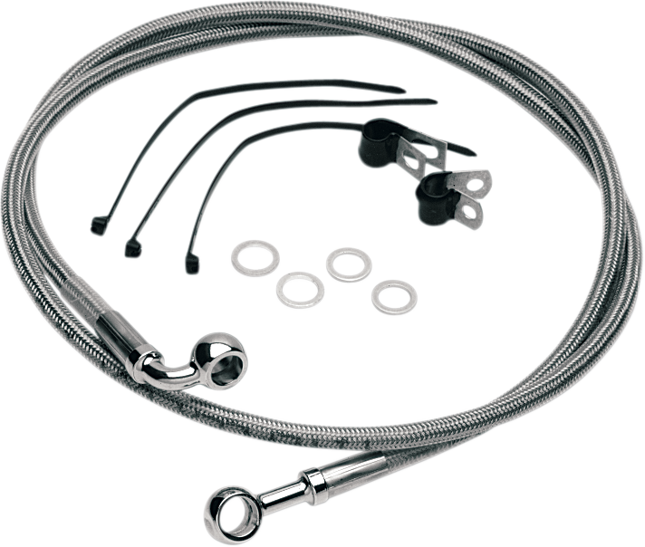 Drag Specialties Stainless Steel Brake Line Kit