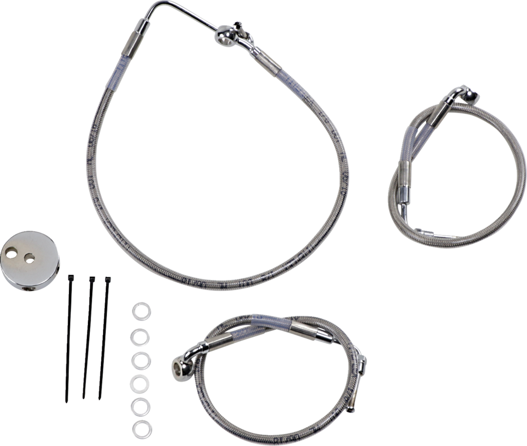 Drag Specialties Stainless Steel Brake Line Kit