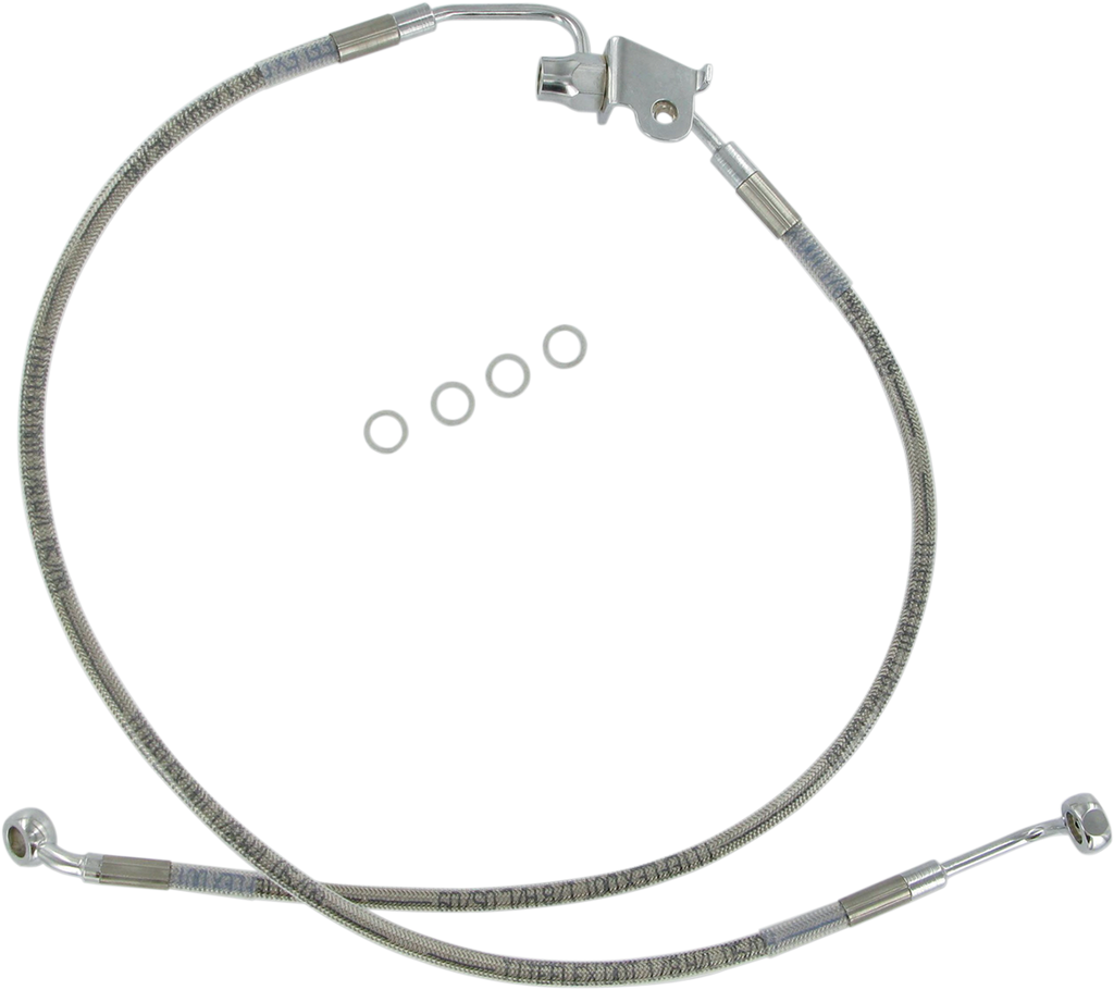 Drag Specialties Stainless Steel Brake Line Kit