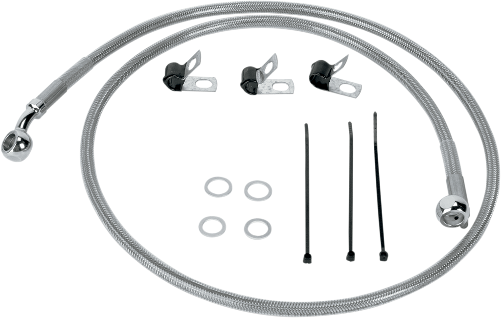 Drag Specialties Stainless Steel Brake Line Kit