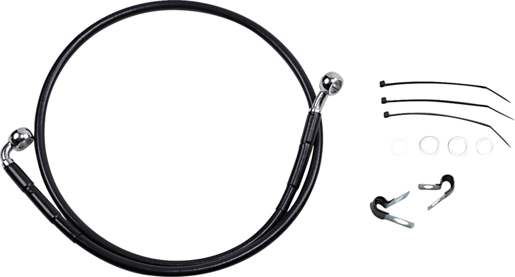 Drag Specialties Stainless Steel Brake Line Kit