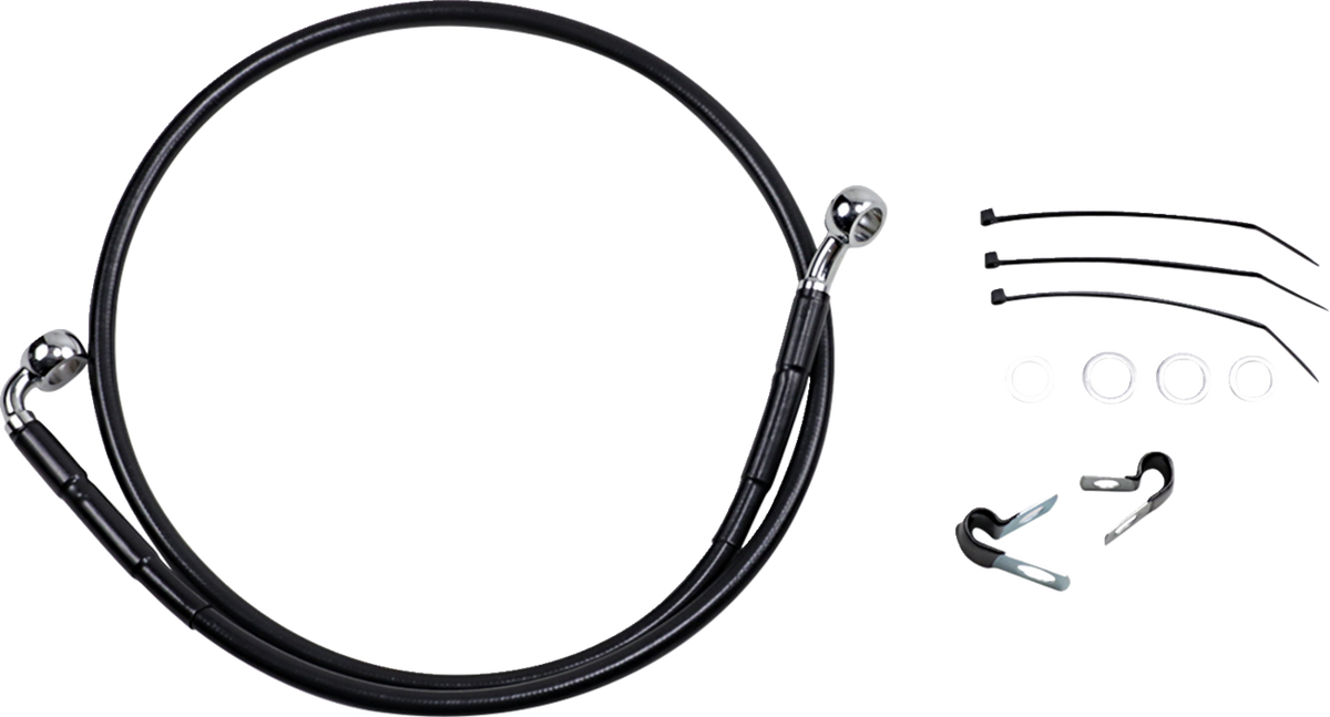 Drag Specialties Stainless Steel Brake Line Kit