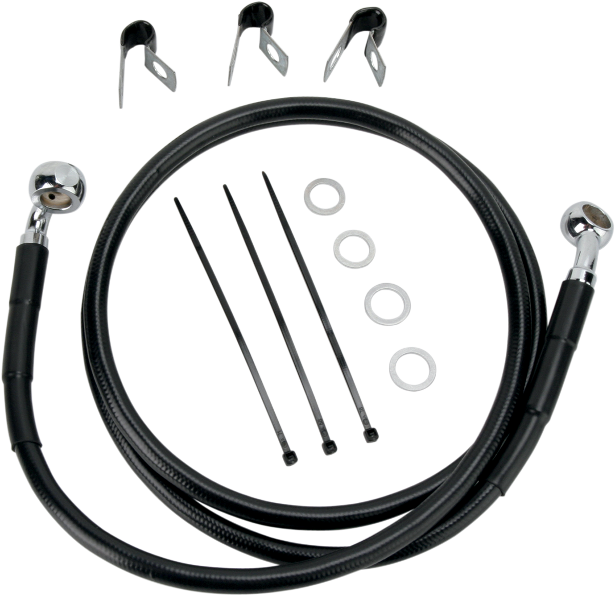 Drag Specialties Stainless Steel Brake Line Kit
