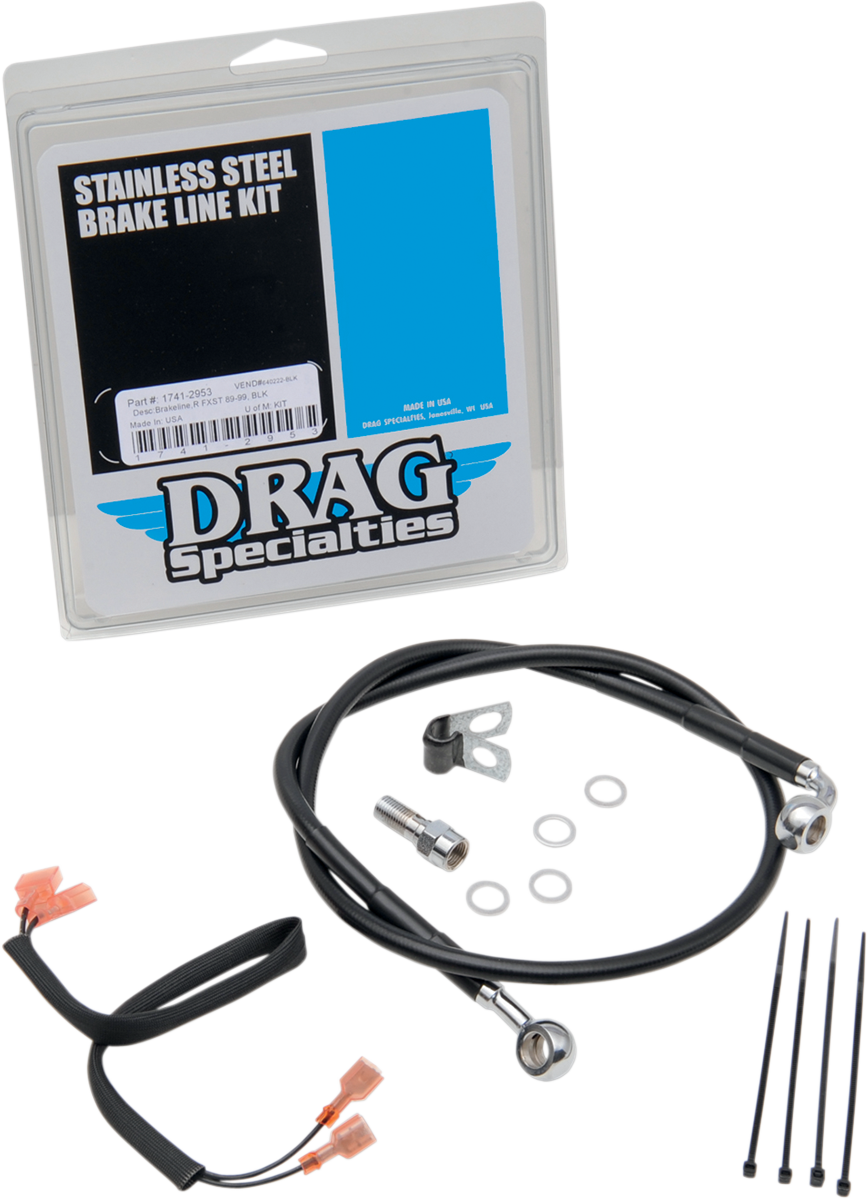 Drag Specialties Stainless Steel Brake Line Kit