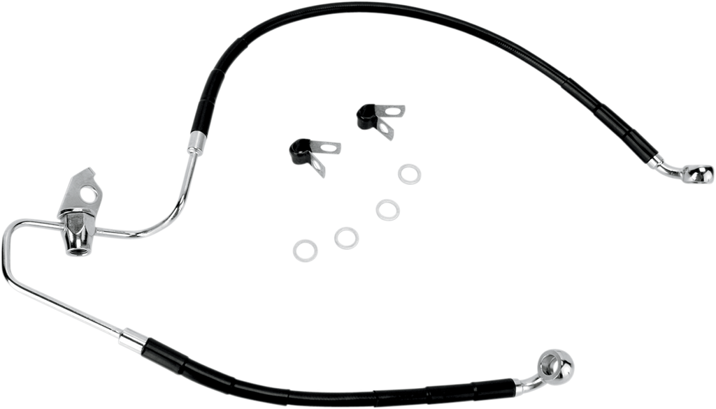Drag Specialties Stainless Steel Brake Line Kit