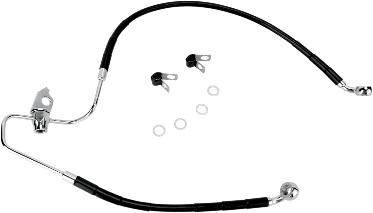 Drag Specialties Stainless Steel Brake Line Kit