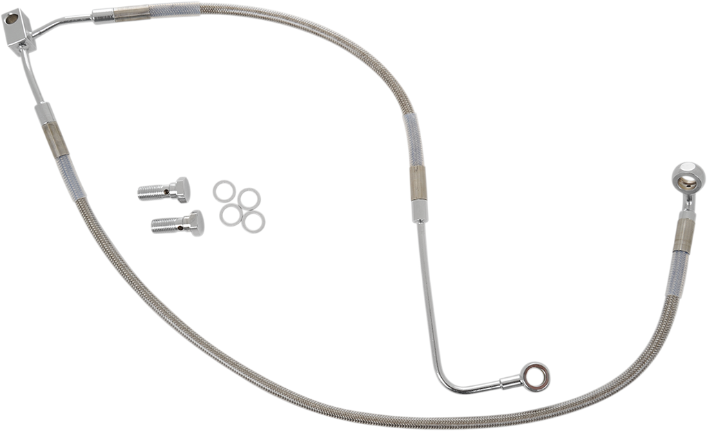 Drag Specialties Stainless Steel Brake Line Kit