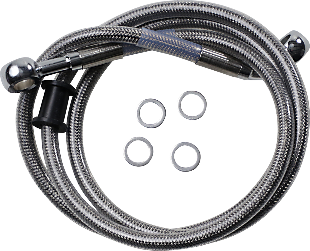 Drag Specialties Stainless Steel Brake Line Kit