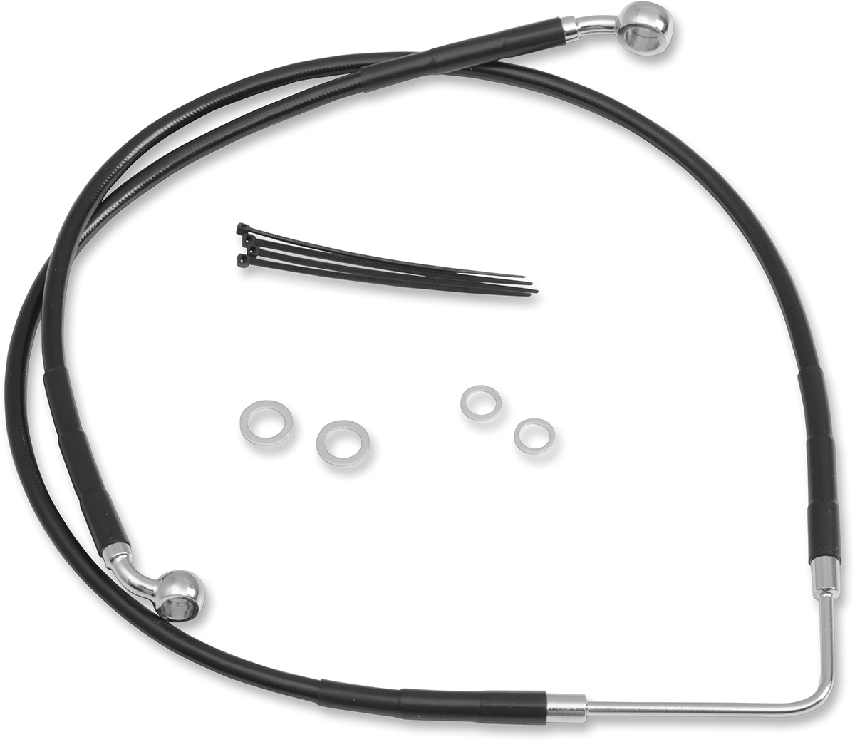 Drag Specialties Stainless Steel Brake Line Kit