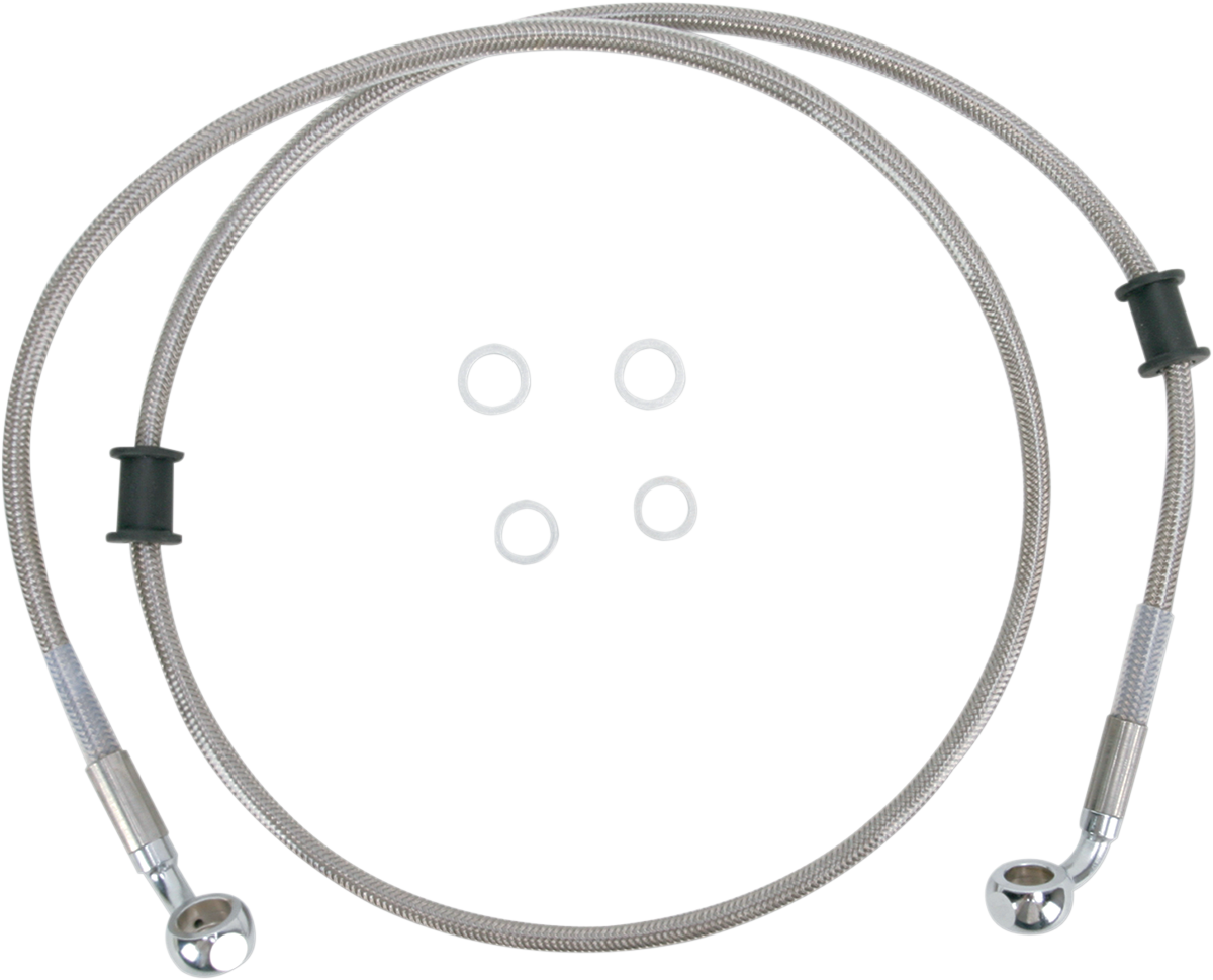 Drag Specialties Stainless Steel Brake Line Kit