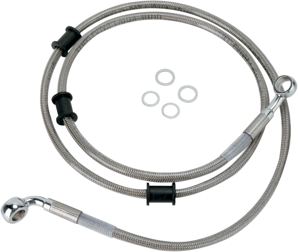 Drag Specialties Stainless Steel Brake Line Kit