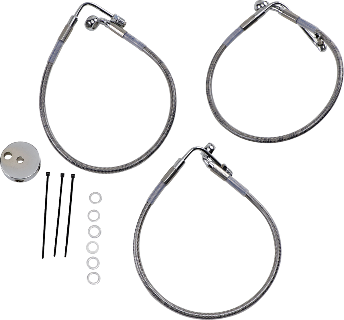 Drag Specialties Stainless Steel Brake Line Kit