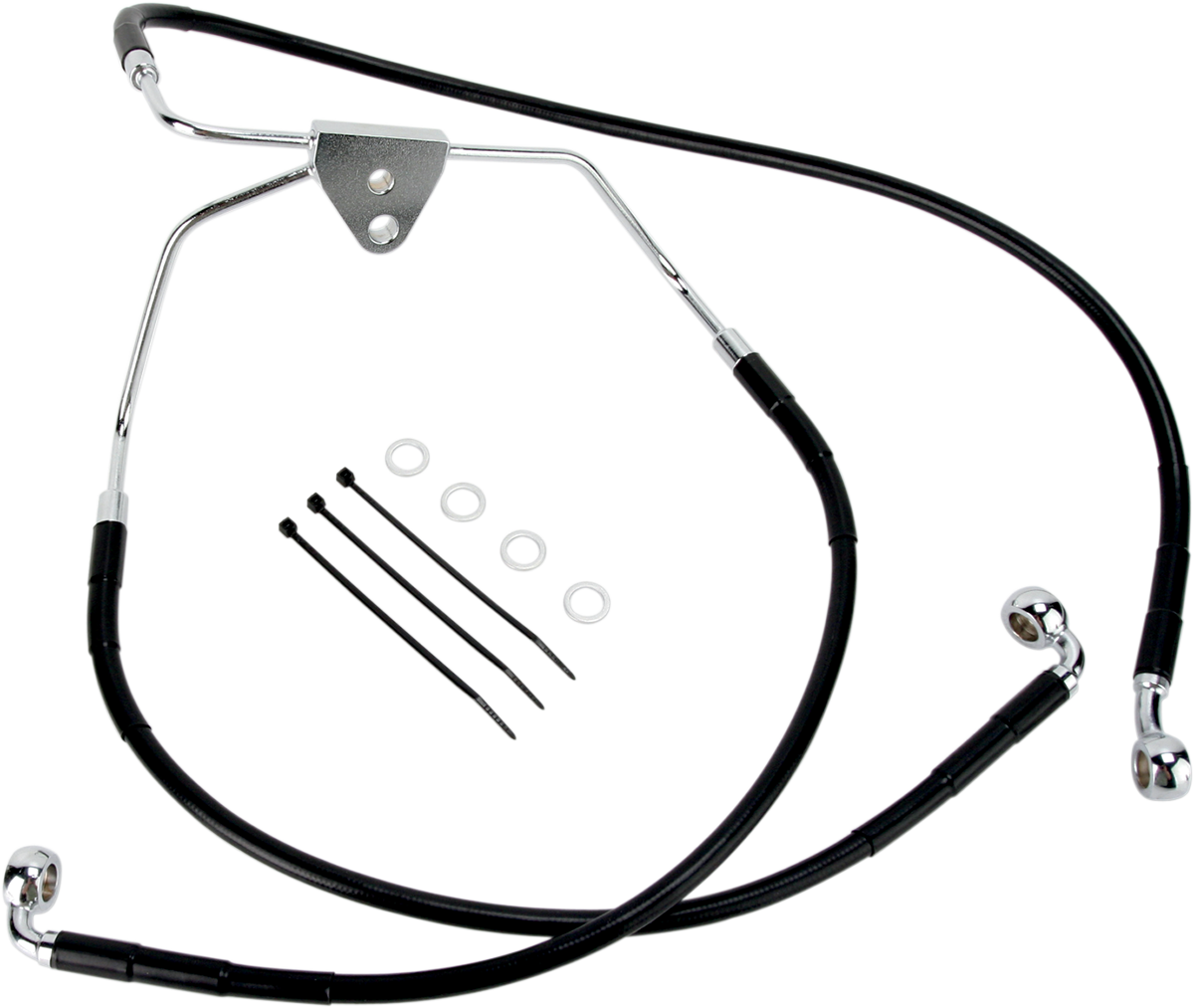 Drag Specialties Stainless Steel Brake Line Kit