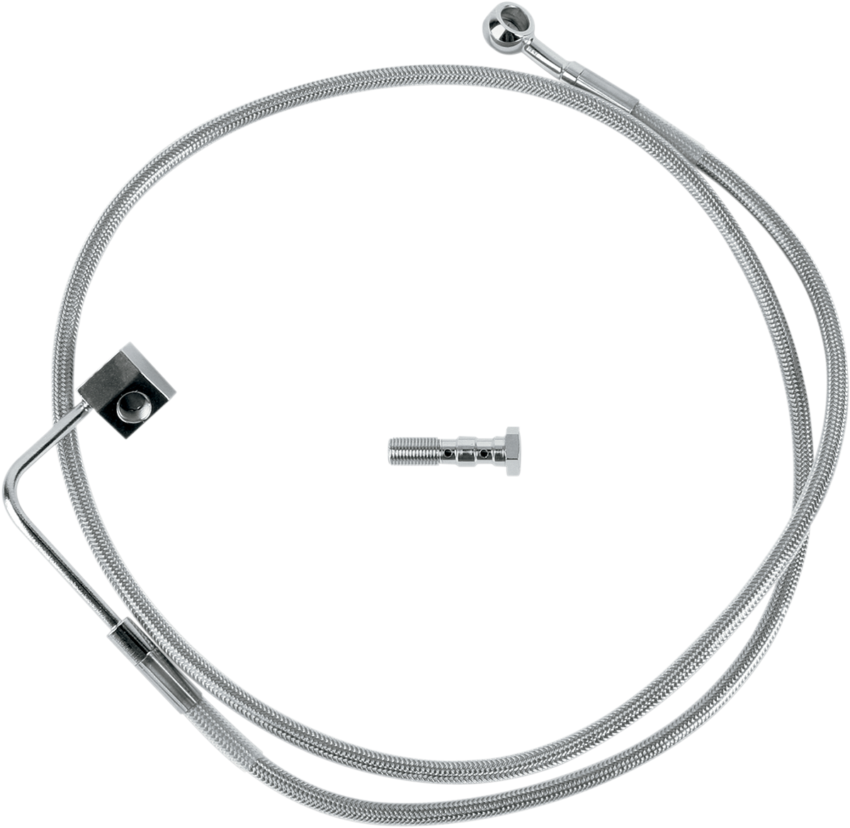 Drag Specialties Stainless Steel Brake Line Kit