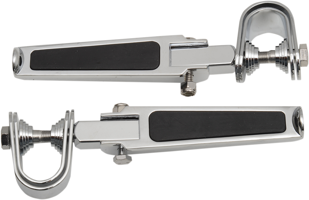 Drag Specialties Foot Pegs with Rubber Inlay