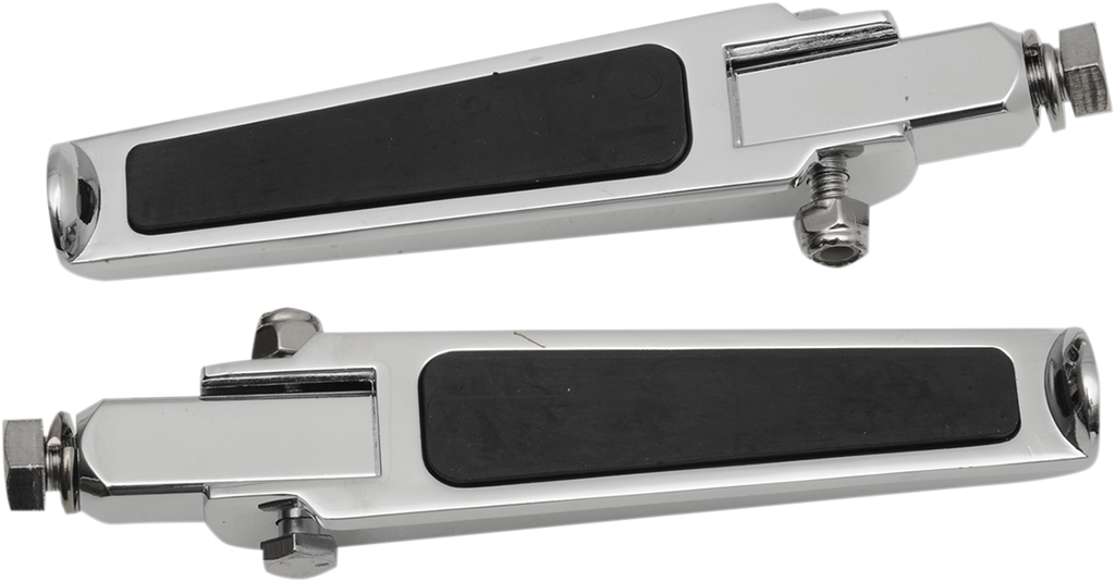 Drag Specialties Foot Pegs with Rubber Inlay