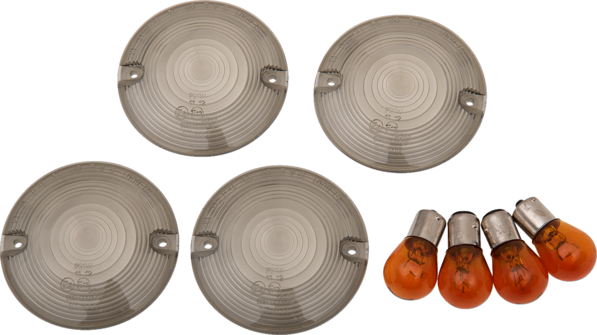 Drag Specialties Smoked Turn Signal Lens Kits