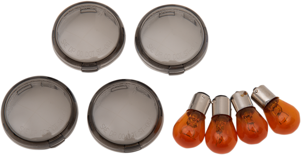 Drag Specialties Smoked Turn Signal Lens Kits